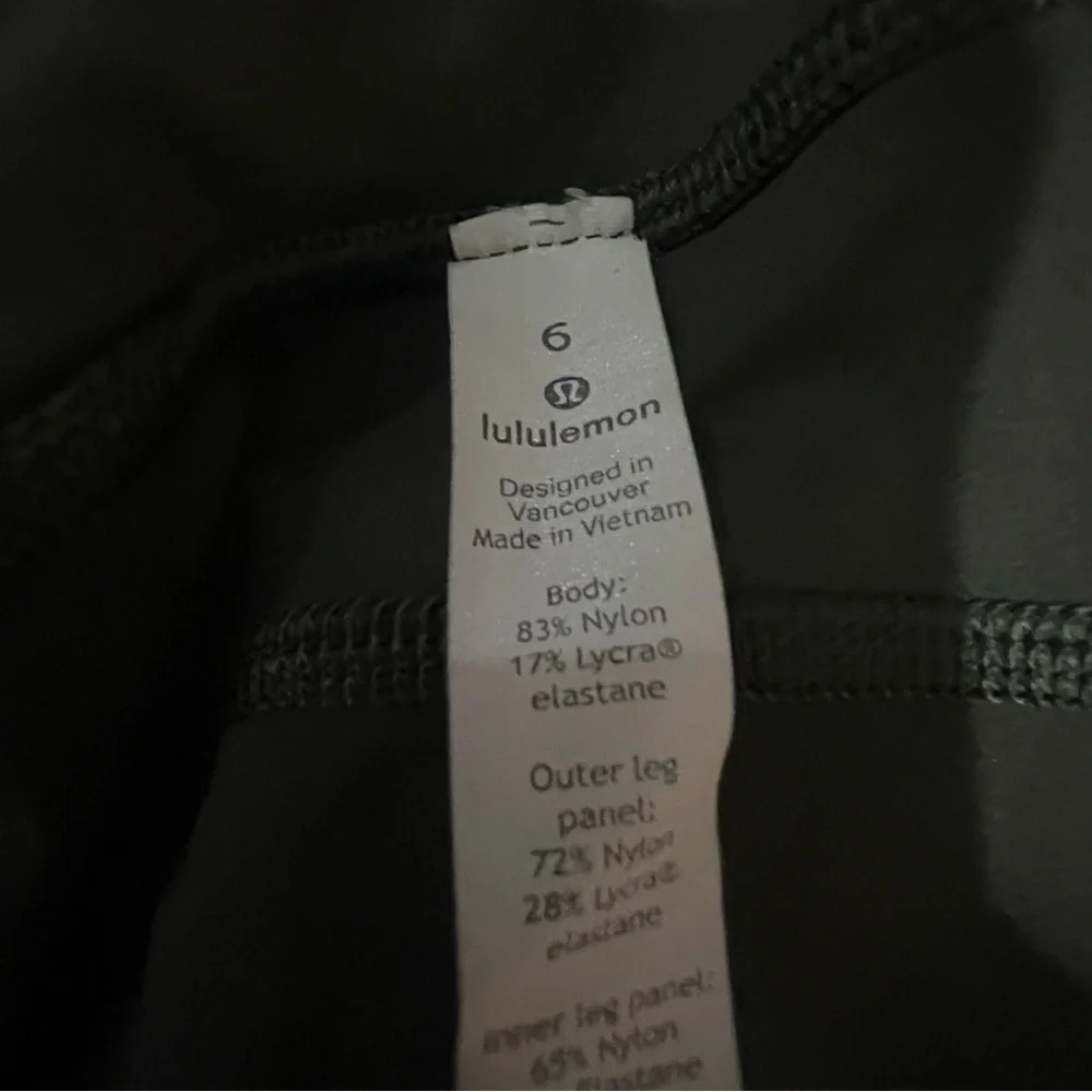 lululemon athletica Strength & Sweat 8” Olive Bike Shorts NWOT 6